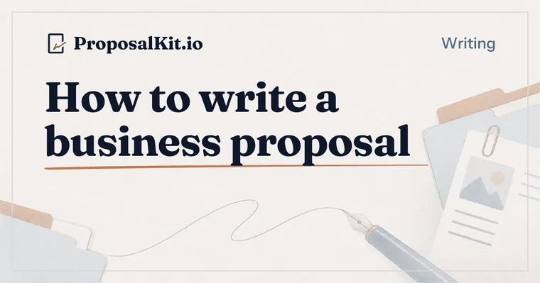 How to write a business proposal